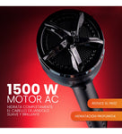 Secador Profesional Con 3 Boquillas 1500W Vgr 462