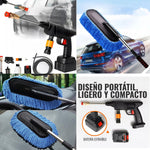 Hidro Lavadora Inalambrica 2 Baterias + Cepillo Para Carro