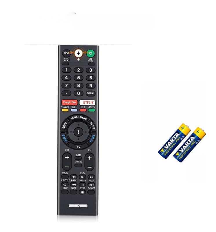 Control Remoto Compatible Con Sony Smart Tv Boton Netflix Prime Con Baterias