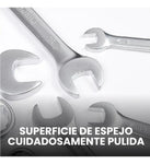 Juego Set Llaves Mixtas Chrome Vanadium 8 Piezas Rache Estuche