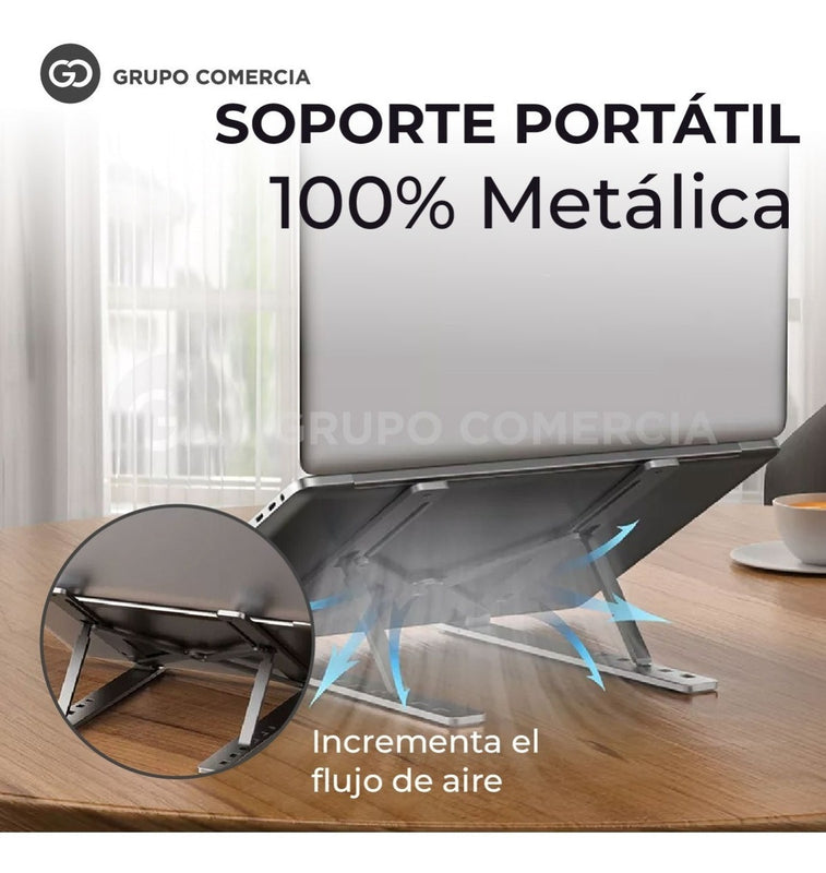Base Soporte Portatil Ergonomica Reclinable 6 Niveles Funda