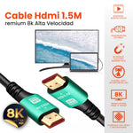Cable Hdmi 8K Hd Alta Velocidad Definicion 1.5 Metros