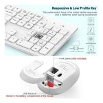 Teclado Para Pc Con Mouse Inalambrico Wireless