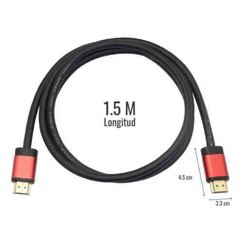 Cable Hdtv/Hdmi 4K / 2K Alta Definicion De 1.5 Metros