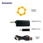 Microfono Karaoke Inalambrico Receptor Universal Recargable