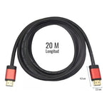 Cable Hdmi/ Hdtv 4K Ultra Hd 2K De 20 Metros Alta Calidad