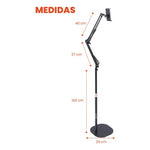 Holder Soporte Tablet Celular De Piso Ajustable 170Cm