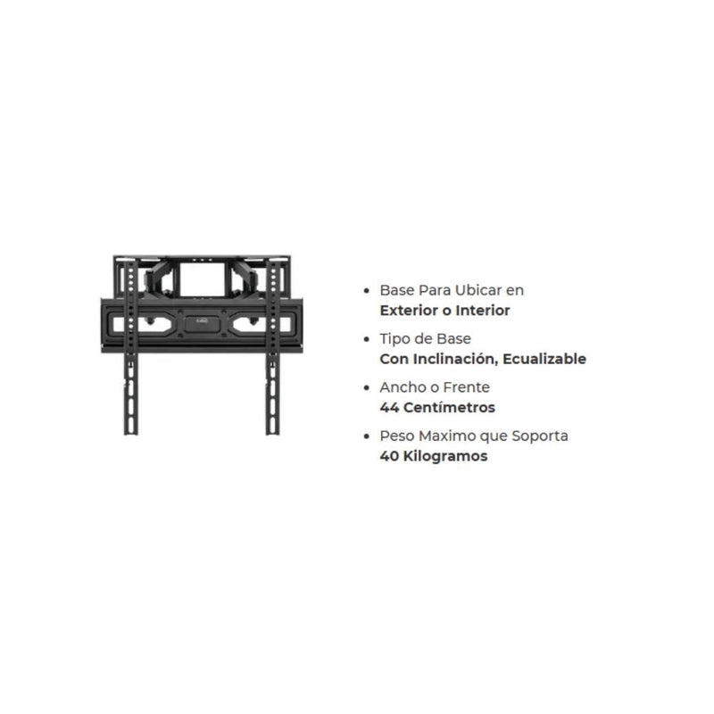 Base Tv Fija Kalley 32'' A 70'' Soporte Pared Inclinable Y Giratorio