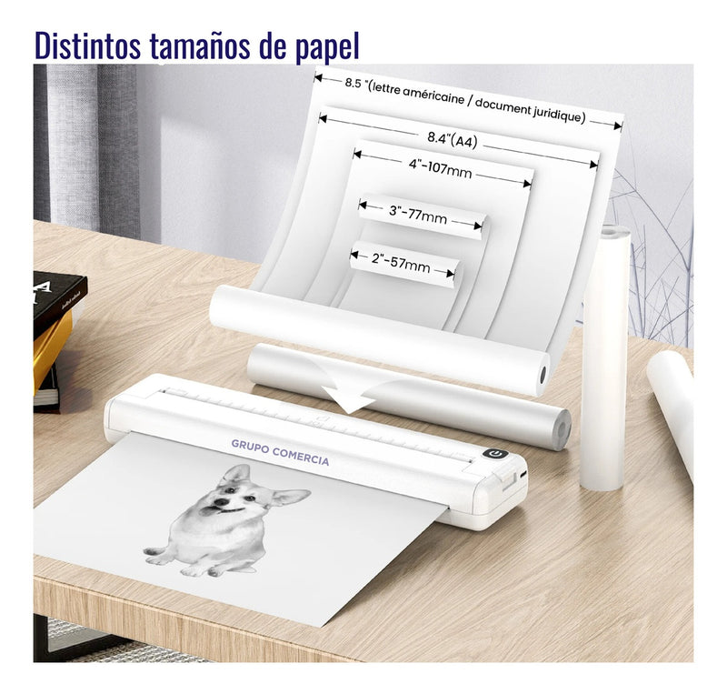 Impresora Termica Portable Recargable Tattos Documentos