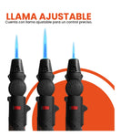 Mini Soplete Encendedor Flameador Recargable Ajustable Portable Alta Duracion Flop