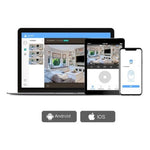 Camara Ip Wifi Vision Nocturna Electronic 1080P 3 Antenas