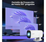 Proyector Android Plataformas Streaming 4K Juegos Hasta 200 Pulgadas Control Air Mouse