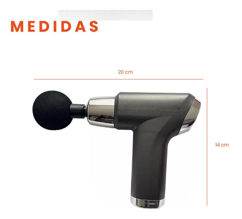 Masajeador Mini Nobel Corporal Pistola Inalambrica Nb2060