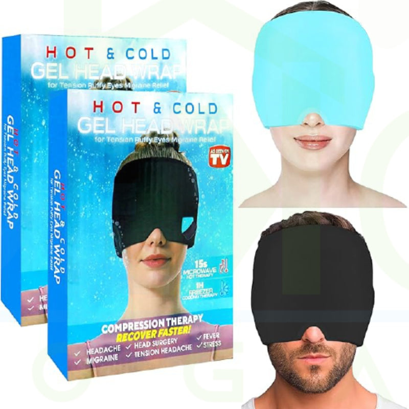 Gorro Alivio Calma Dolor Cabeza Migrana Frio Caliente
