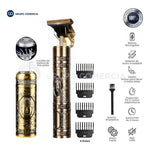 Duo Maquina Afeitado Patillera Y Shaver Electrica Recargable