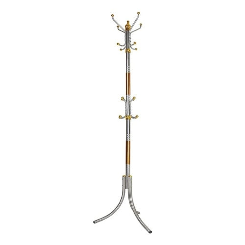Perchero Acero Inoxidable Elegante De Pie Resistente Home Premium