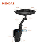 Soporte Holder Para Carro Bebidas Bandeja Funcional