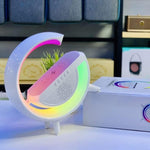 Parlante Lampara Rgb Cargador Inalambrico Bluetooth