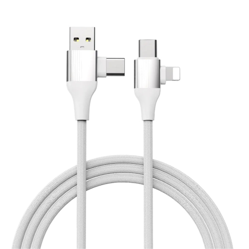 Cable De Carga Universal 4 En 1 Carga Rapida 60W Usb Tipo C Multicargador