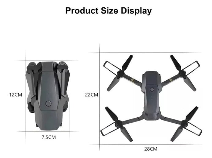 Drone Juguete Para Principiantes Doble Camara Infantil Plegable