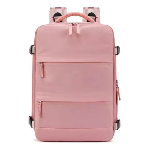 Maleta Morral Para Laptop Puerto Usb Viajero Practico Amaz Rosa Edition
