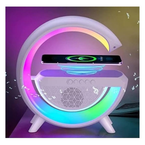 Parlante Lampara Rgb Cargador Inalambrico Bluetooth