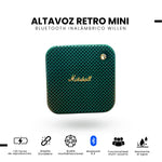 Parlante Bluetooth Sonido Potente Usb Mp3 Fm Portable Tono Verde Marshall