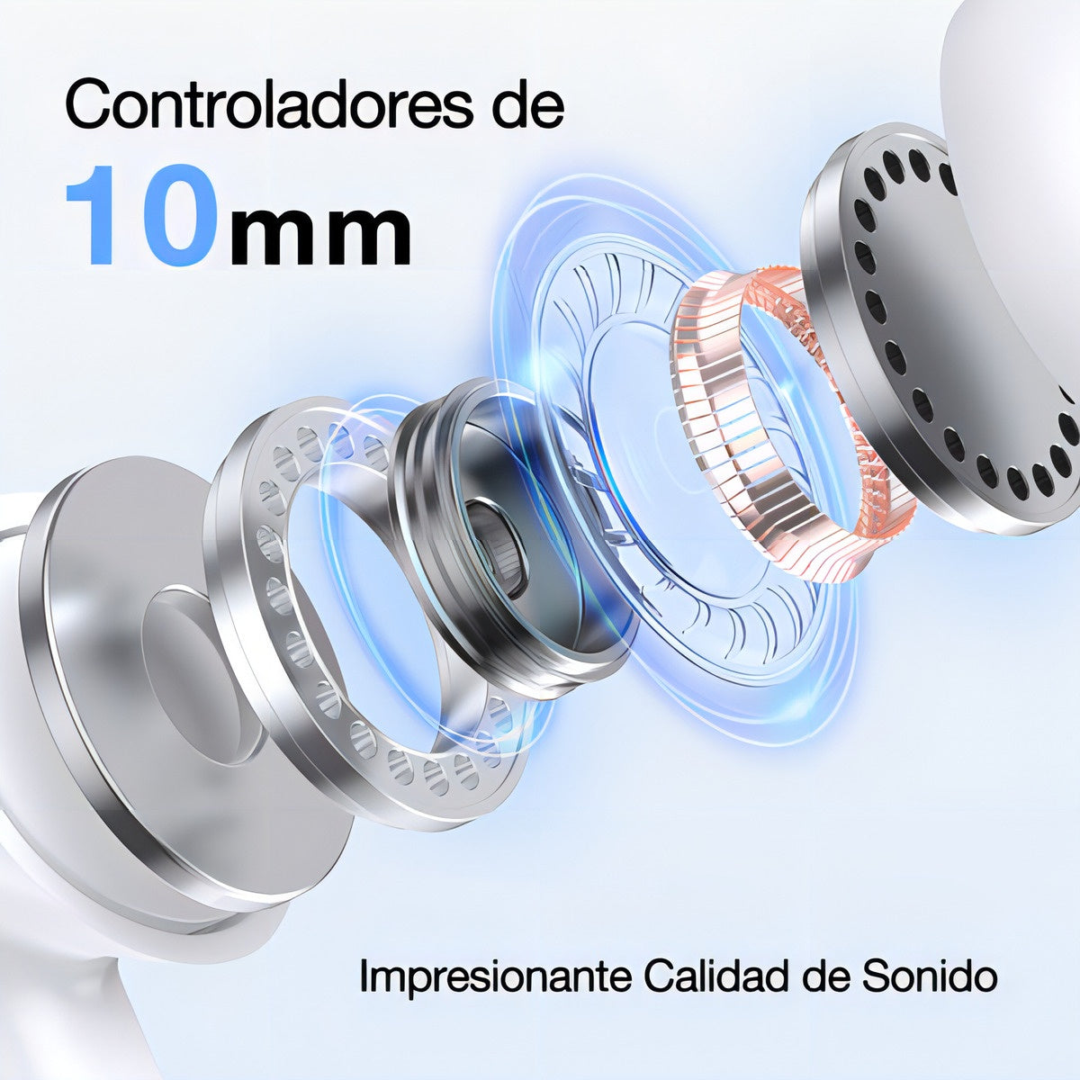 Audifonos In-Ear Inalambricos Bluetooth 1Hora Aut206 Color B