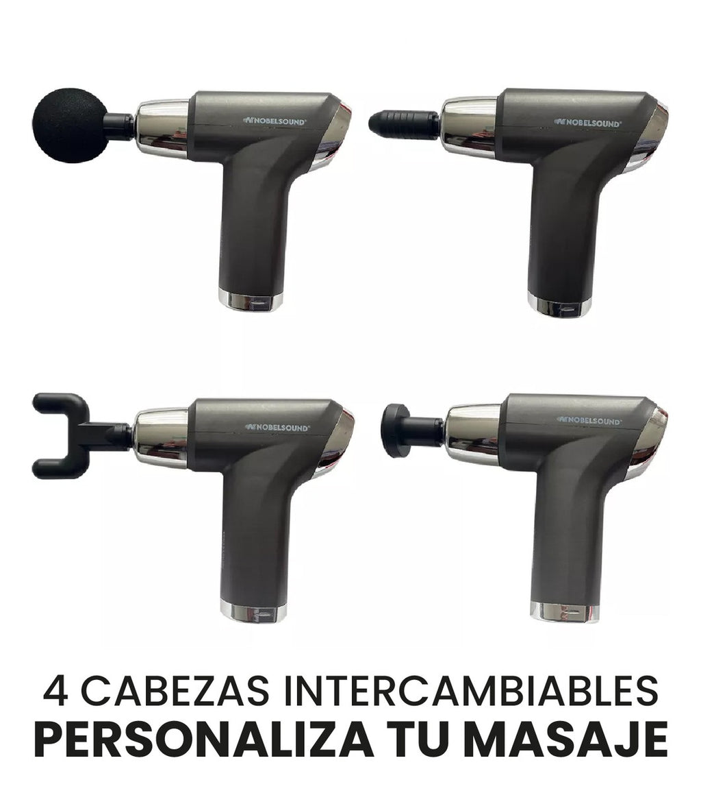 Masajeador Mini Nobel Corporal Pistola Inalambrica Nb2060 Innovo Health
