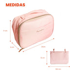 Cosmetiquera Para Dama Rosada Organizador Maquillaje