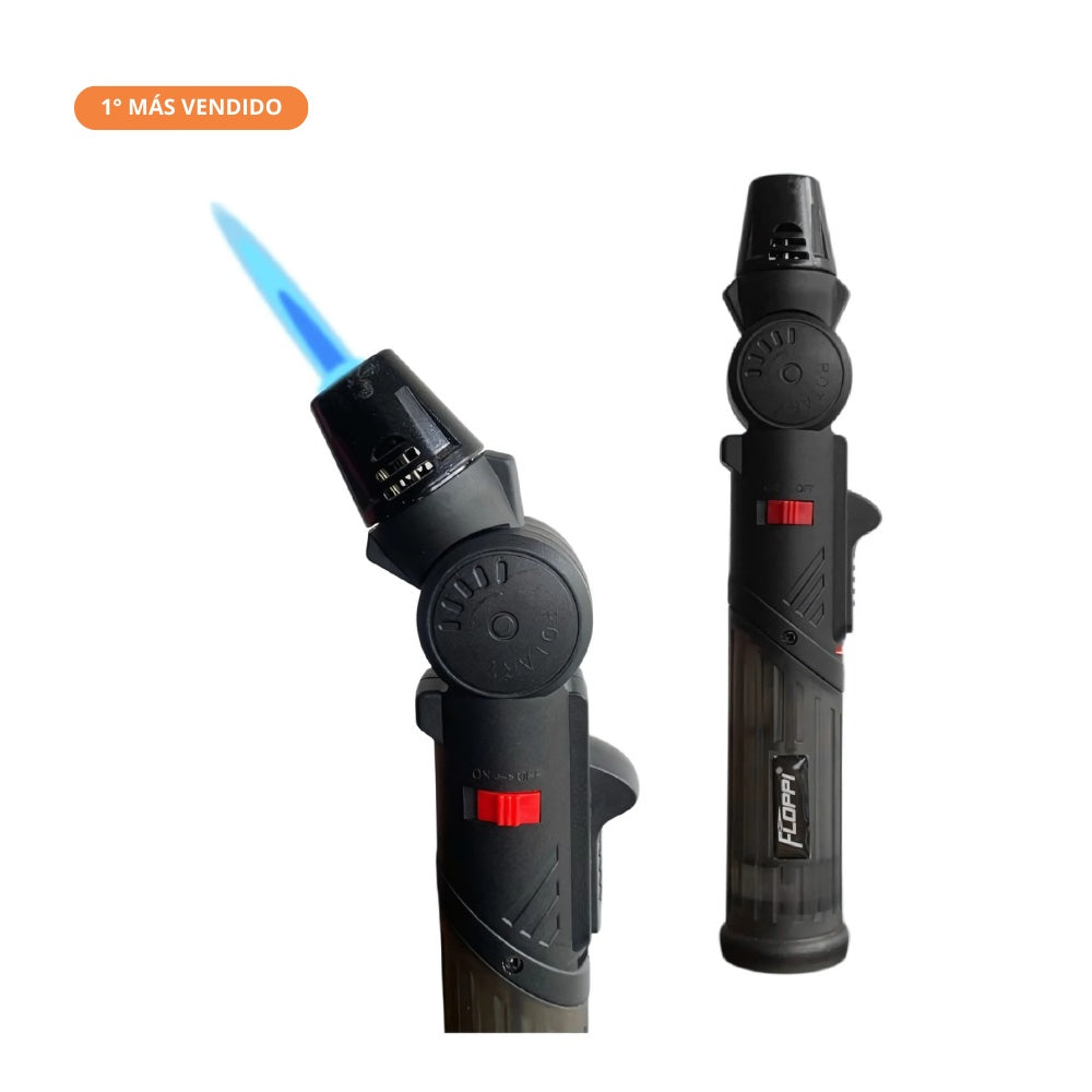 Mini Soplete Encendedor Flameador Recargable Ajustable Portable Alta Duracion Flop