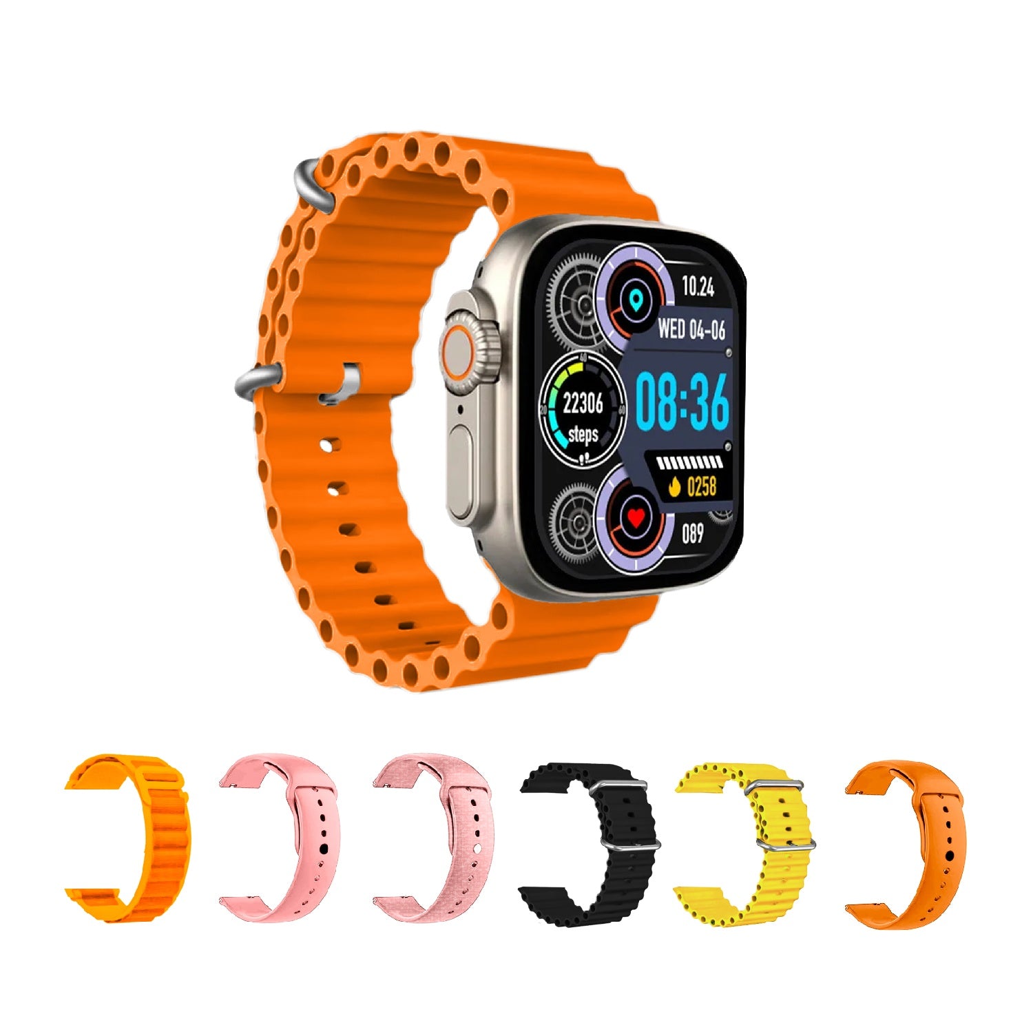 Smart Watch V70 7 Pulsos Diversos Colores Modo Deportivo Android Ios