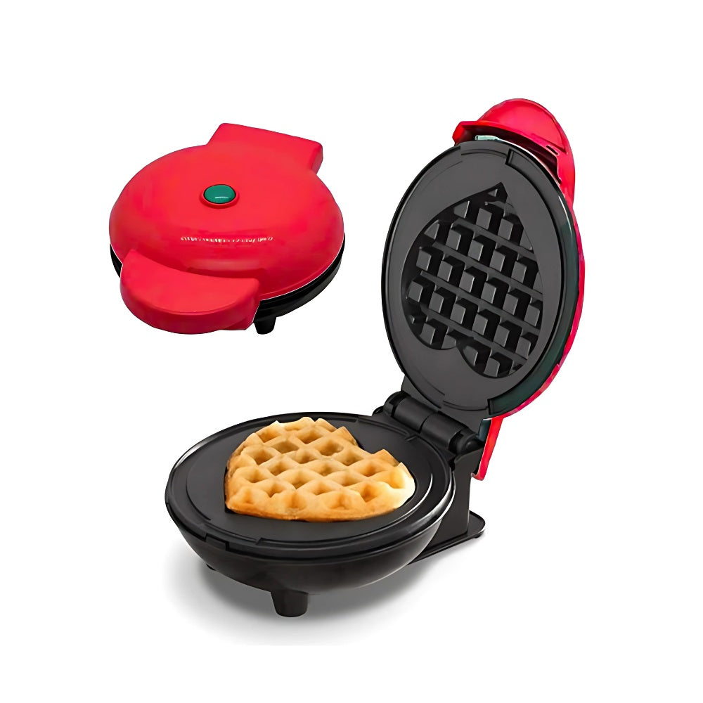 Mini Waflera Diseno De Corazon Electrica 350W Innovo Home