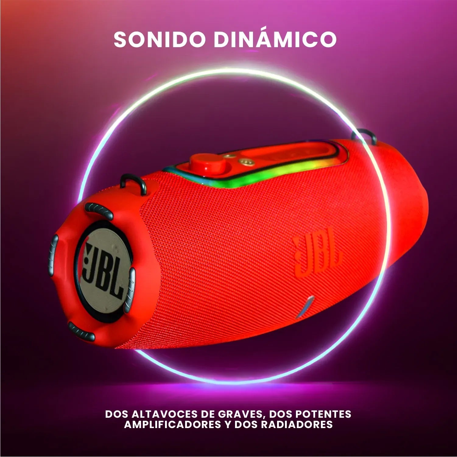 Parlante Xtreme Replica 1.1 Jbl Grande Bluetooth Sonido Potente Red Edition