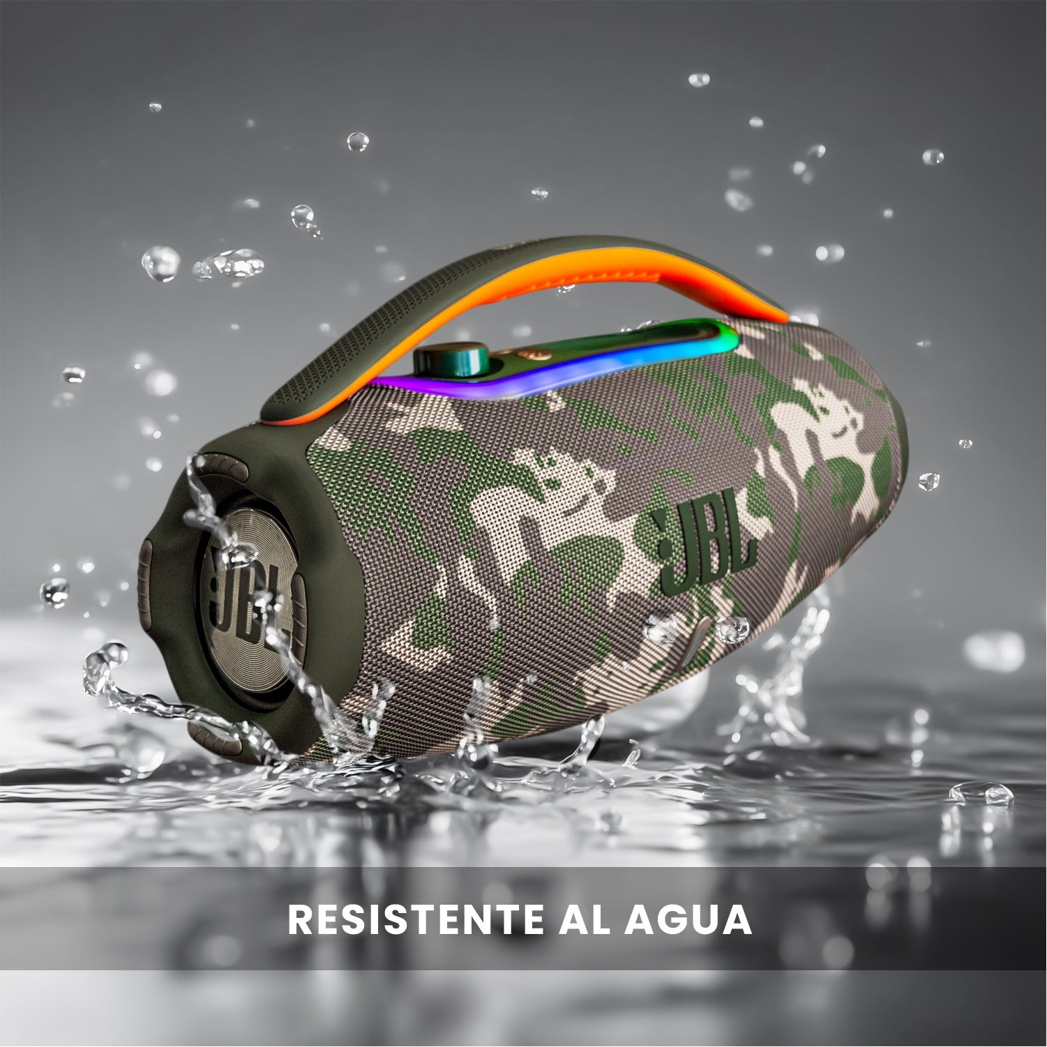 Parlante Grande Potente Jbl Boom Box 3 60W Bluetooth Verde Mega Bass Imitacion