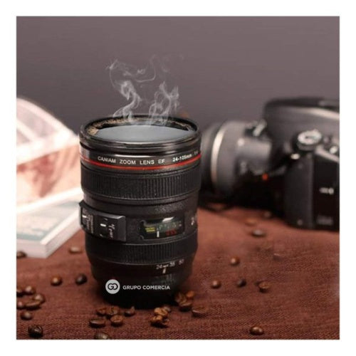 Vaso Termo Termico Diseno De Lente De Camara 300Ml