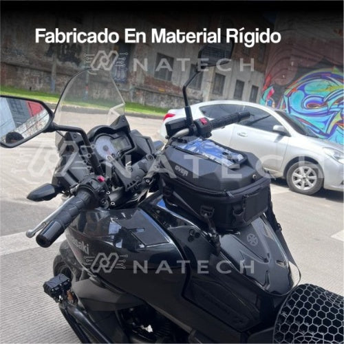 Tank Bag Porta Impermeables Celular Maleta Moto Silla Fiber