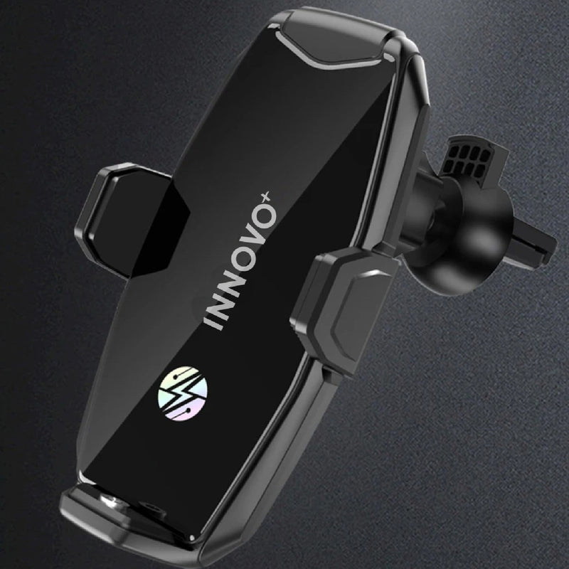 Holder Para Carro Premium Carga Inalambrica Todo En 1 / 15W Negro