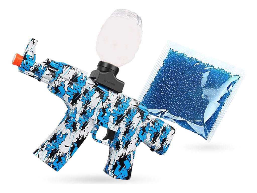 Pistola De Hidrogel Juguete Ak47 Recargable Con 100.000 Orviz Multicolor