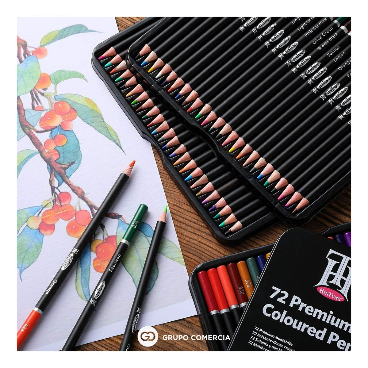 Kit De 72 Lapices Colores Premium Para Colorear Cromatica