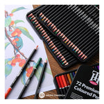 Kit De 72 Lapices Colores Premium Para Colorear Cromatica