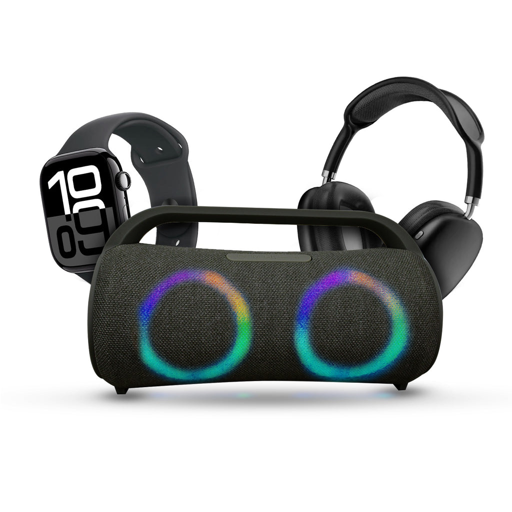 Regalo Perfecto Para Papa Reloj Smartwatch Audifonos Pro Parlante Mega Bass