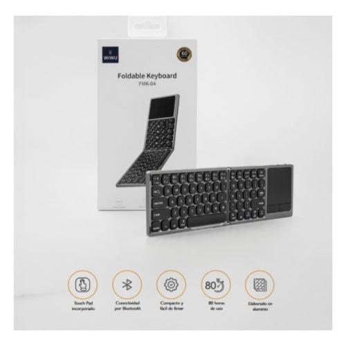 Teclado Bluetooth Keyboard Laptop Celular Touch Mouse