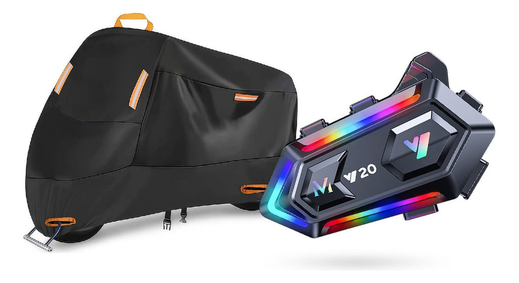 Intercomunicador Bluetooth Y20 Con Pijama Impermeable Para Moto Indispensables Para Moto