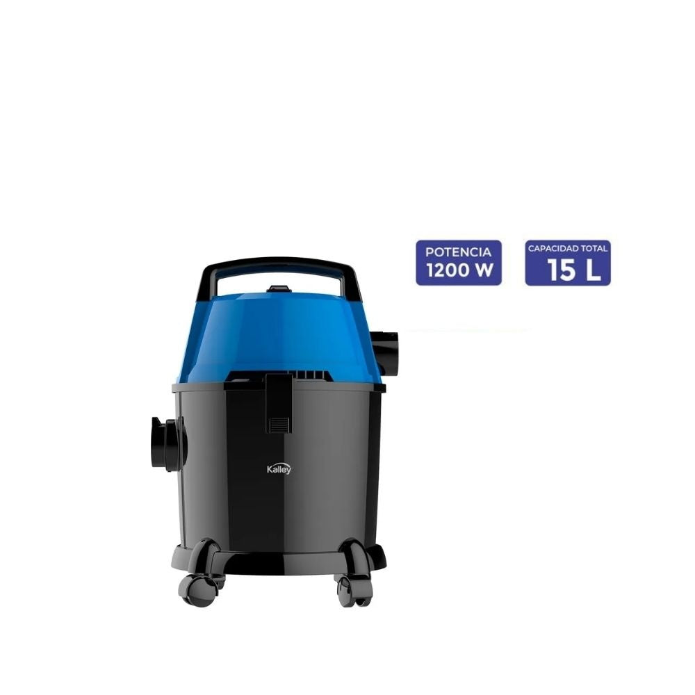Aspiradora Kalley 3 En 1 Agua Y Polvo 15L 1200W Con Filtro Hepa