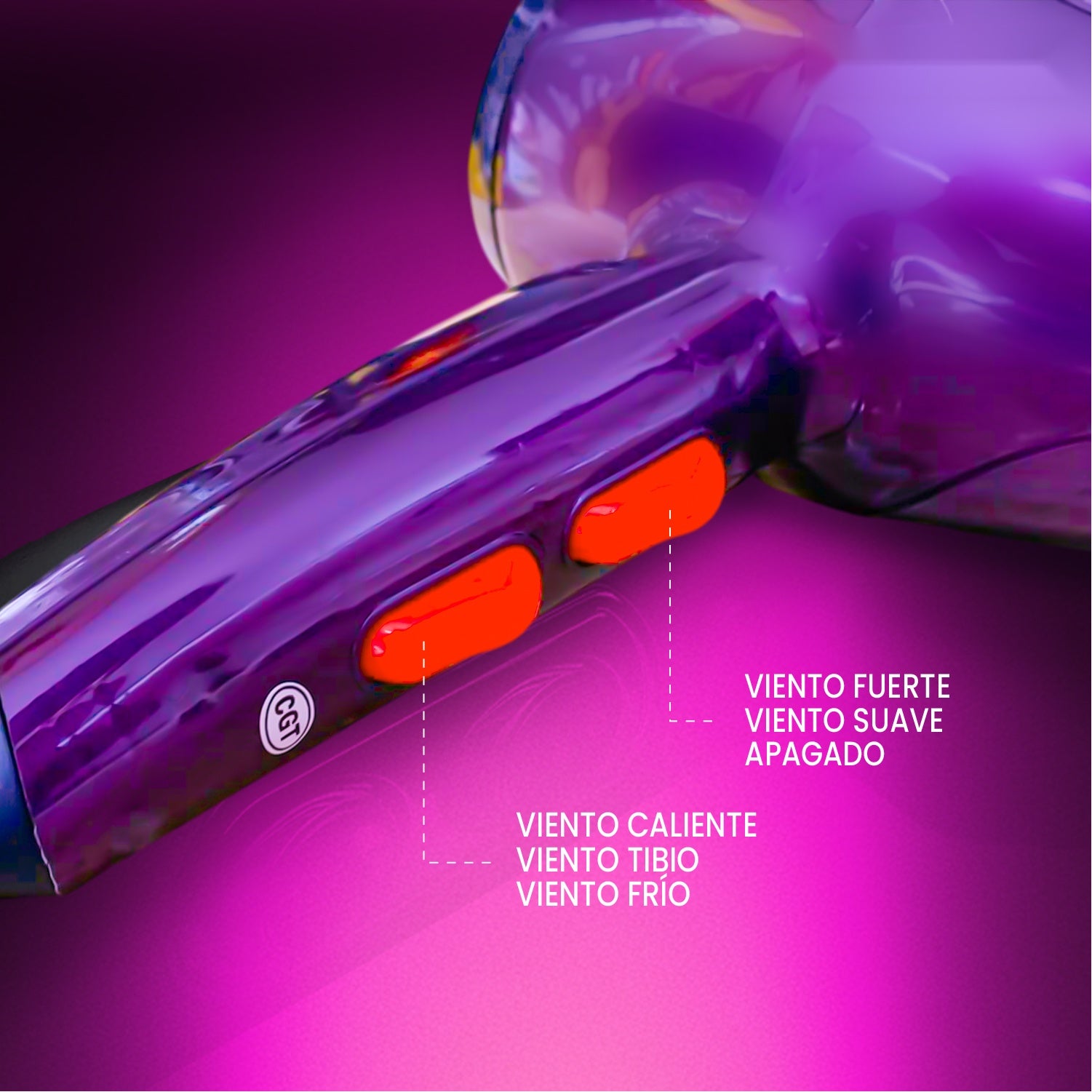 Combo Secador Bopai 5500 + Cepillo Rizador Crespos + Cepillo Masajeador + Obsequio Toalla Microfibra