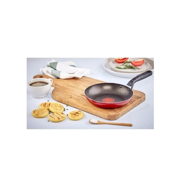 Bateria De Cocina Imusa Colors 5 Piezas Roja Antiadherente Con Tapa De Vidrio