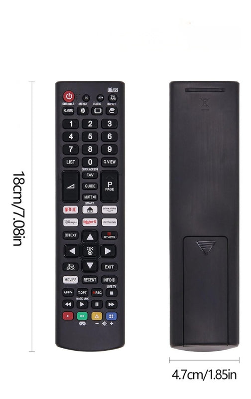 Control Remoto Compatible Con Lg Smart Tv Lg Boton Netflix Prime Con Baterias