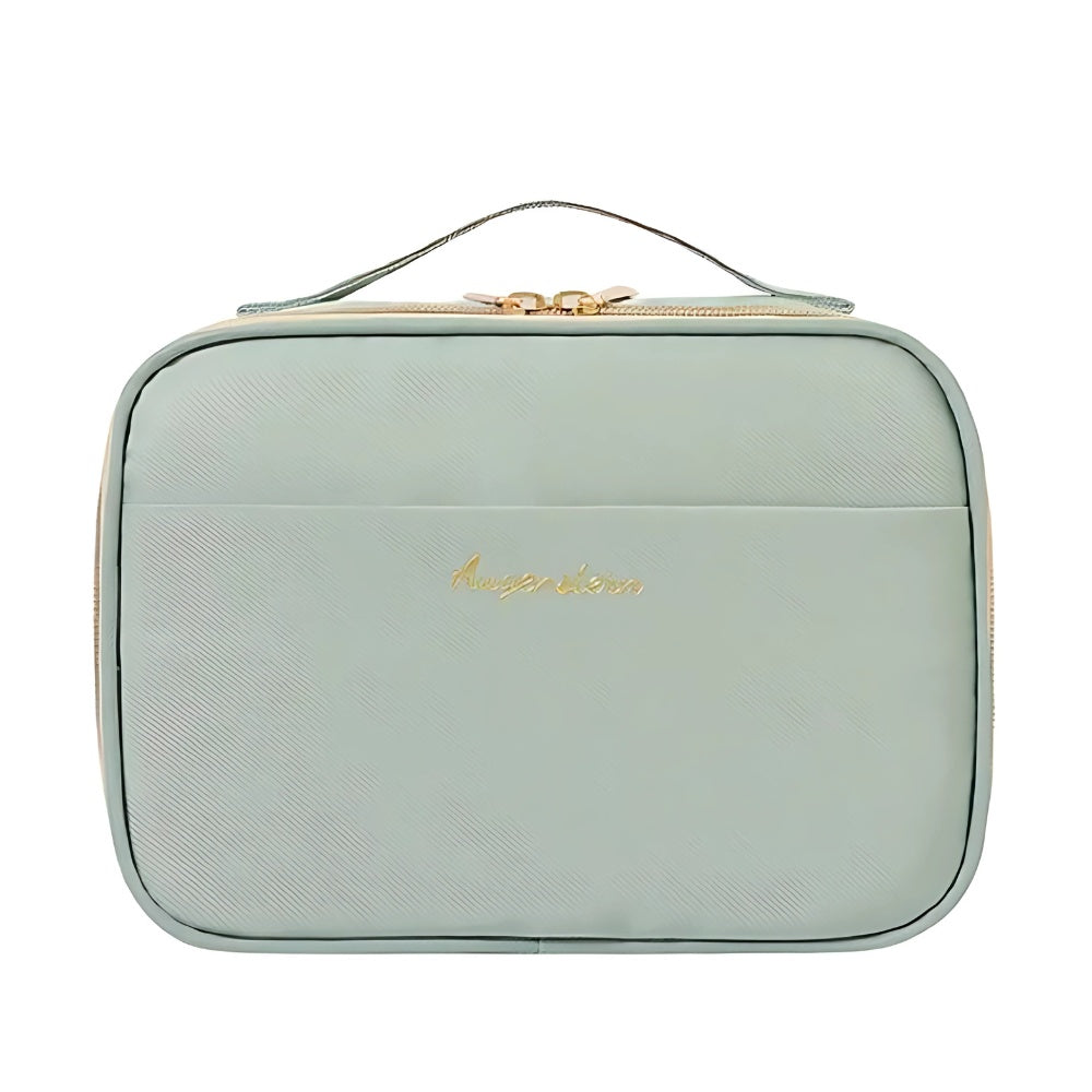 Cosmetiquera Para Dama Organizador Maquillaje Neceser Verde Claro