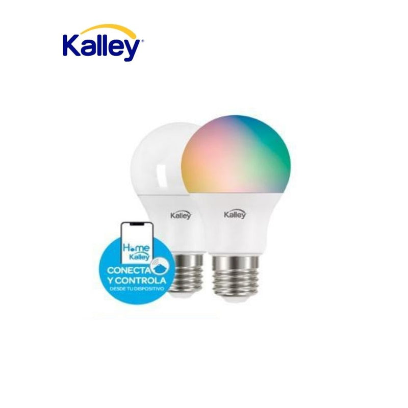 Bombillo Inteligente Wifi Kalley Led Rgb Multicolor Compatible App